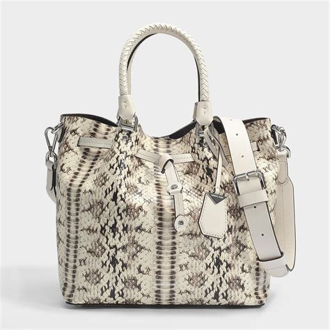 Michael Kors snake embossed Blakely bag 